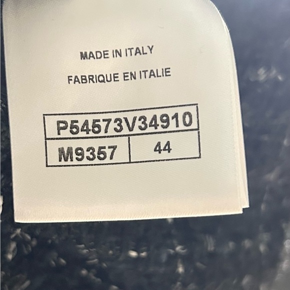 Chanel elegant tweed pants with silver shimmer - Picture 5 of 7